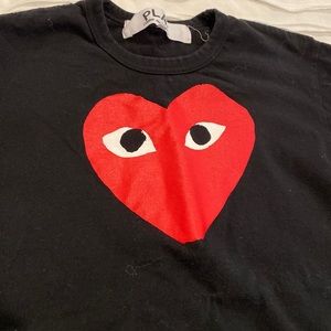 Comme des Garçons PLAY black T-shirt
